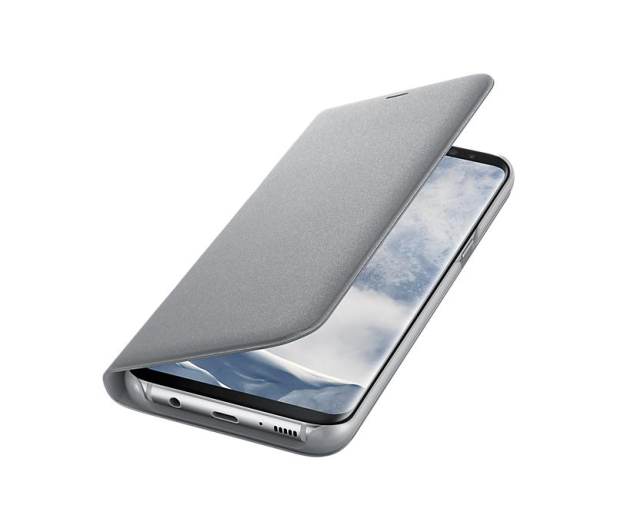 Samsung LED View Cover do Galaxy S8+ srebrny - 355845 - zdjęcie 4